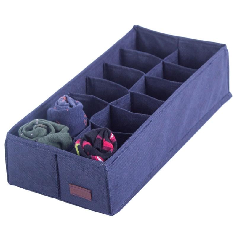 Органайзер текстильный OGR6 на 14 ячеек для носков 35х17х8 см