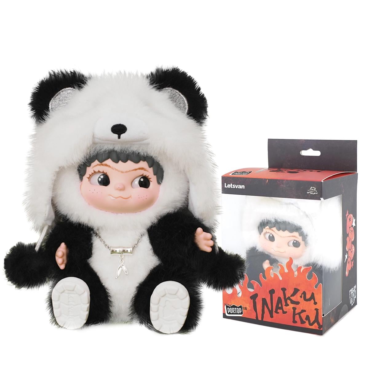 Мягкая игрушка POP TOP Wakuku Panda лимитированная серия Letsvan (17WK-07D1)