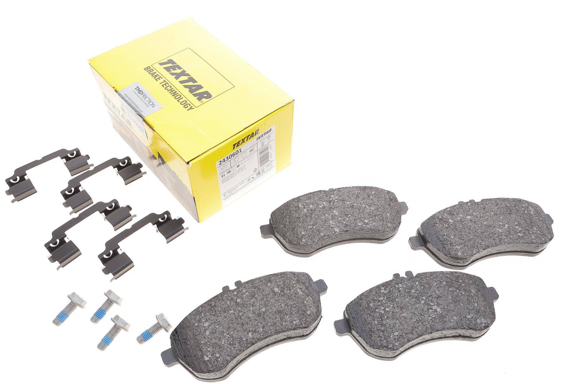 Колодки тормозные передние TEXTAR MB C-class S204/W204/E-class S212/W212 07- Lucas Q+ (2430601 TEXTAR)