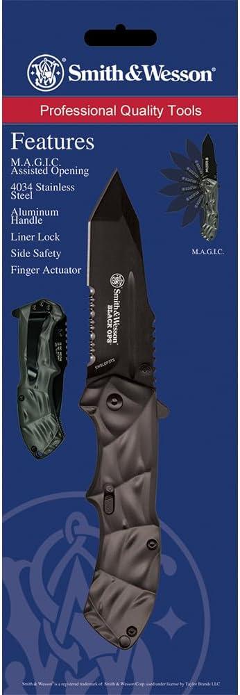 Ніж складаний Smith & Wesson для виживання та EDC - фото 3 Ніж складаний Smith & Wesson для виживання та EDC - фото 3