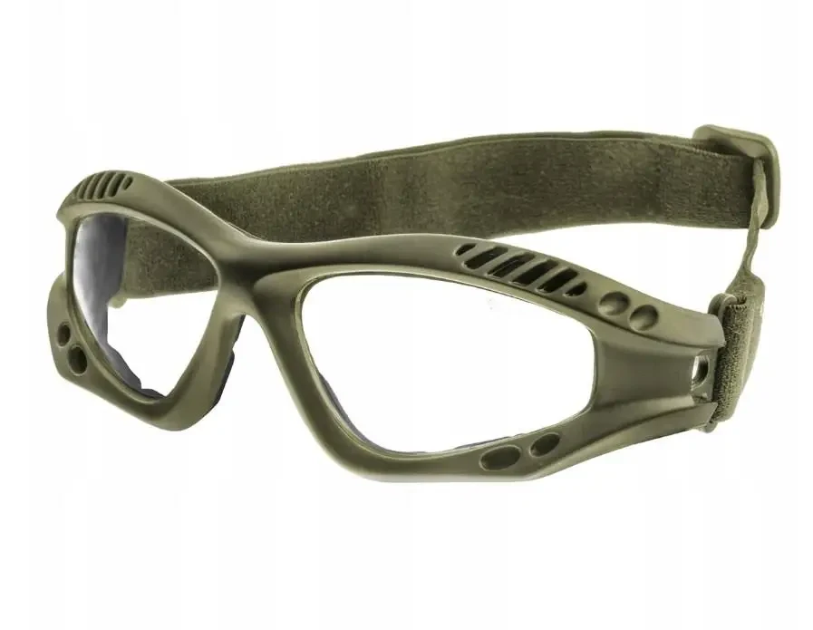Очки защитные десантные Mil-Tec Commando Air Pro Olive Clear (15615401) - фото 6