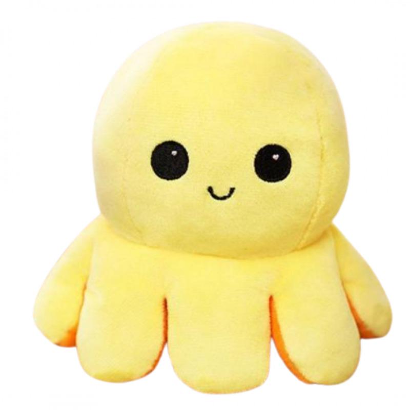 Мягкая игрушка-перевертыш Осьминог Желто-оранжевый (1008631-Other-11)