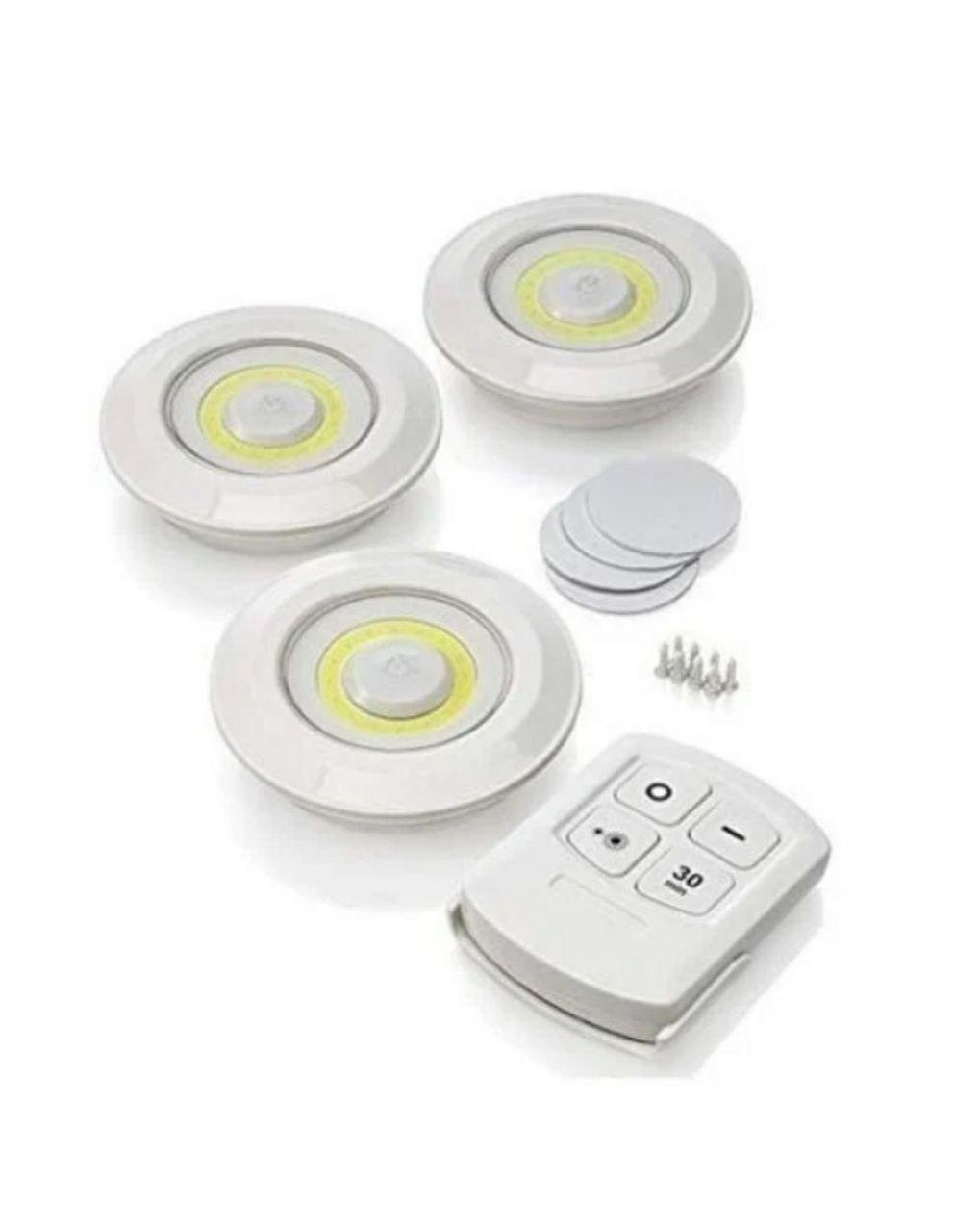 Светильники светодиодные Light With Remote Control Set с пультом 3 шт. (236235232) - фото 2