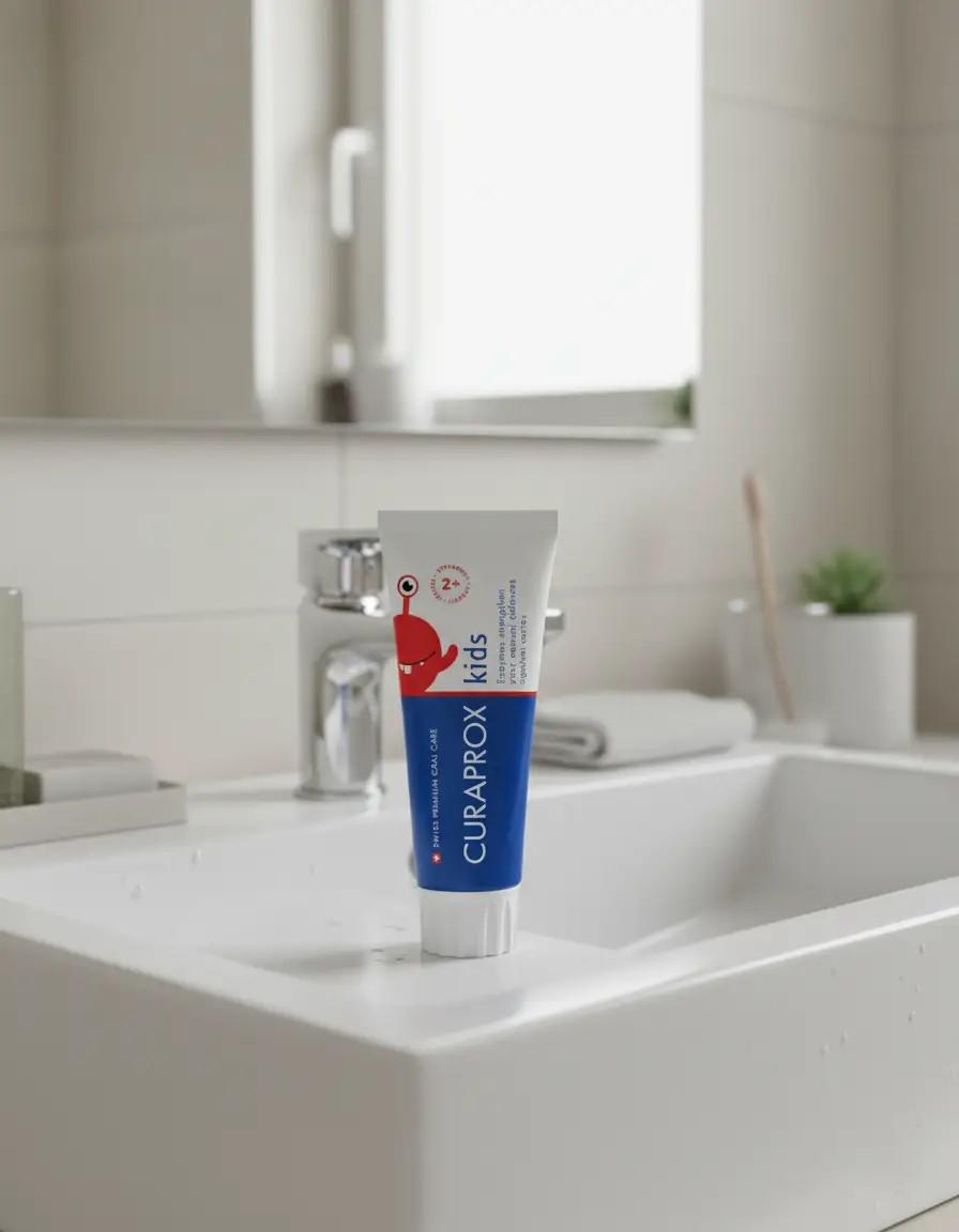 Зубная паста детская CURAPROX со вкусом клубники и фтором 60 мл - фото 4 Зубная паста детская CURAPROX со вкусом клубники и фтором 60 мл - фото 4