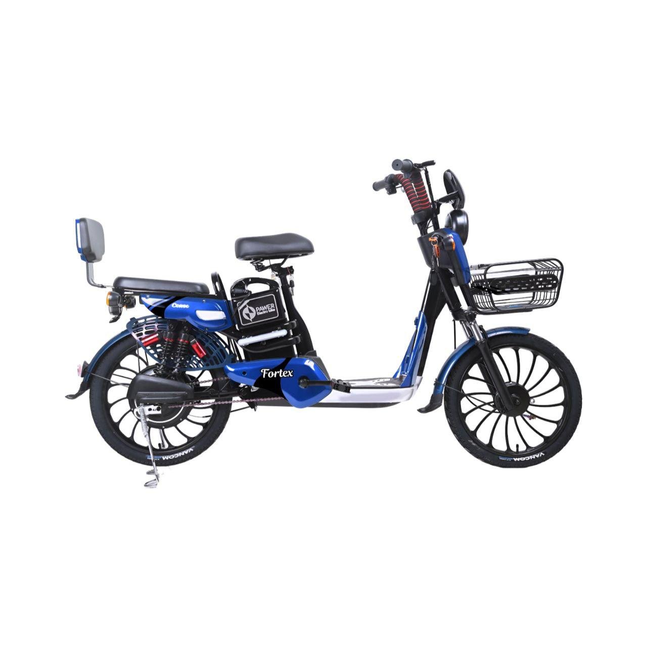 Электровелосипед Corso Fortex FR-6152-3 20" городской 500W 48V 20Ah с амортизацией и ручкой газа Синий (27265614)