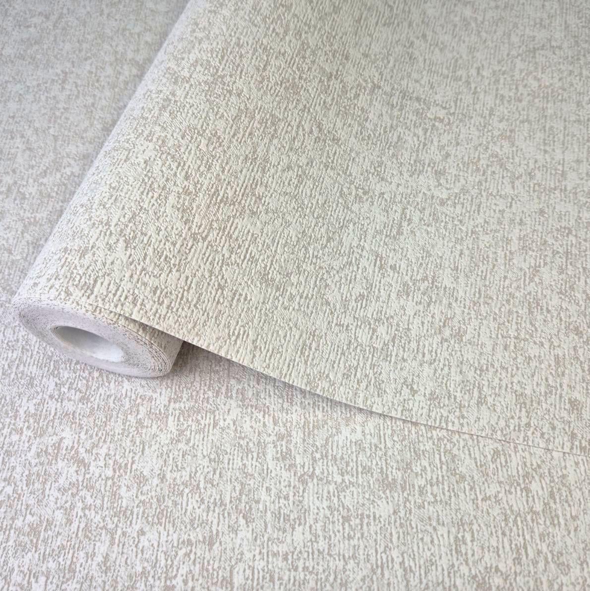 Обои виниловые однотон под штукату для гостиной/спальни/коридора/детской комнаты 0,106x10 м Бежевый (8870)