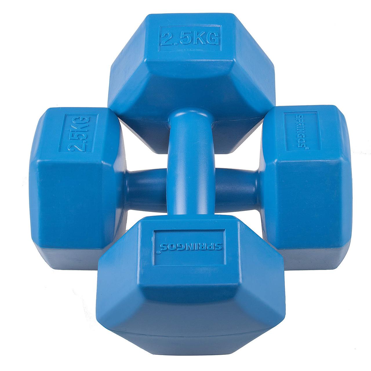 Гантели Springos Hex FA1033 2x2,5 кг - фото 5