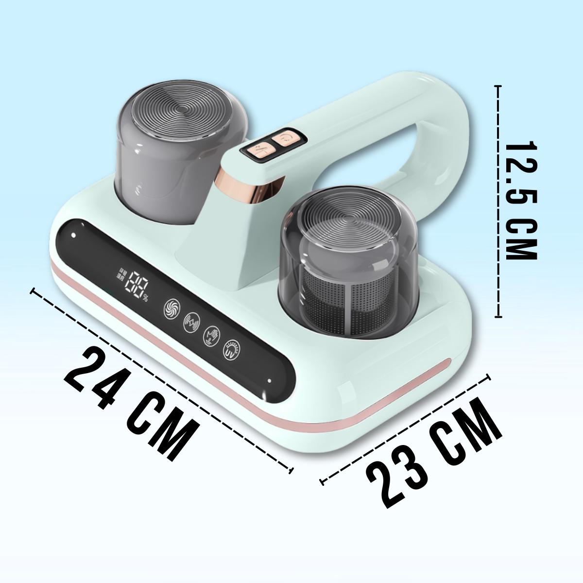 Пилосос ручний для матраців та килимів вакуумний/аккумуляторний Бірюзовий (VEN-1176G) - фото 8 Пилосос ручний для матраців та килимів вакуумний/аккумуляторний Бірюзовий (VEN-1176G) - фото 8