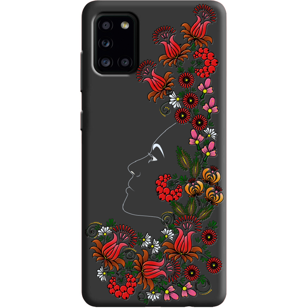 Чехол Boxface Samsung A315 Galaxy A31 3D Ukrainian Muse Черный силикон (39470-bk64-39889)