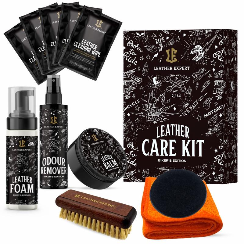 Комплект для очистки и ухода за кожей мотоцикла Leather Expert Leather Care Kit Biker's Edition 2x250 мл