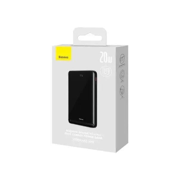 Павербанк з бездротовою зарядкою BASEUS Magnetic Bracket Wireless Fast Charge 10000 mAh 20W 3A QC3.0+PD3.0 Black - фото 2