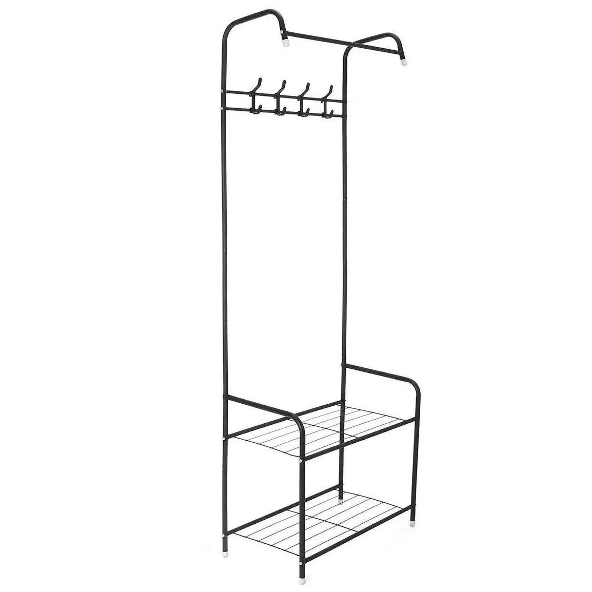 Вешалка для одежды напольная Rias Corridor Rack 170x60x35 см Black (3_02745)