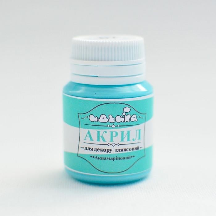 Акриловая краска Идейка 20 мл Светло-аквамариновый (skl-98267)