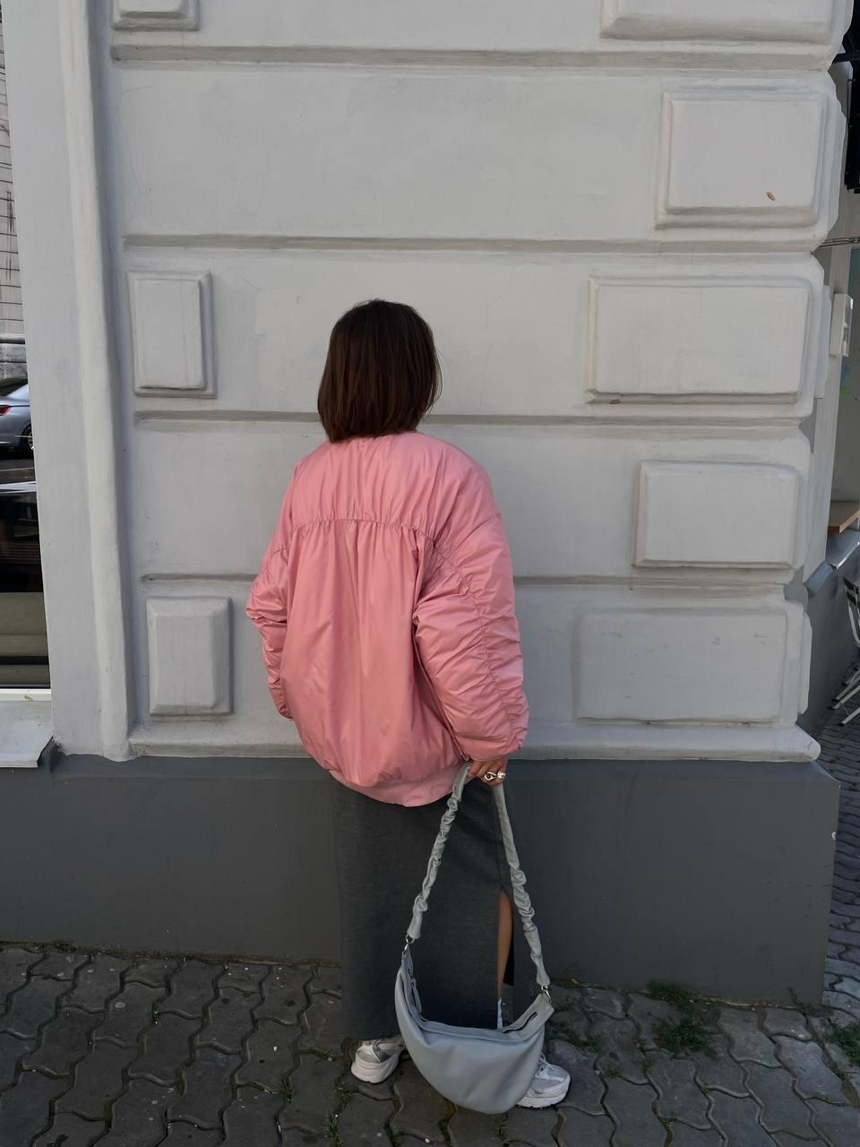 Бомбер зимній жіночий ZF Inspire 1650 L-XL Рожевий (1650-Р-L-XL) - фото 3 Бомбер зимній жіночий ZF Inspire 1650 L-XL Рожевий (1650-Р-L-XL) - фото 3