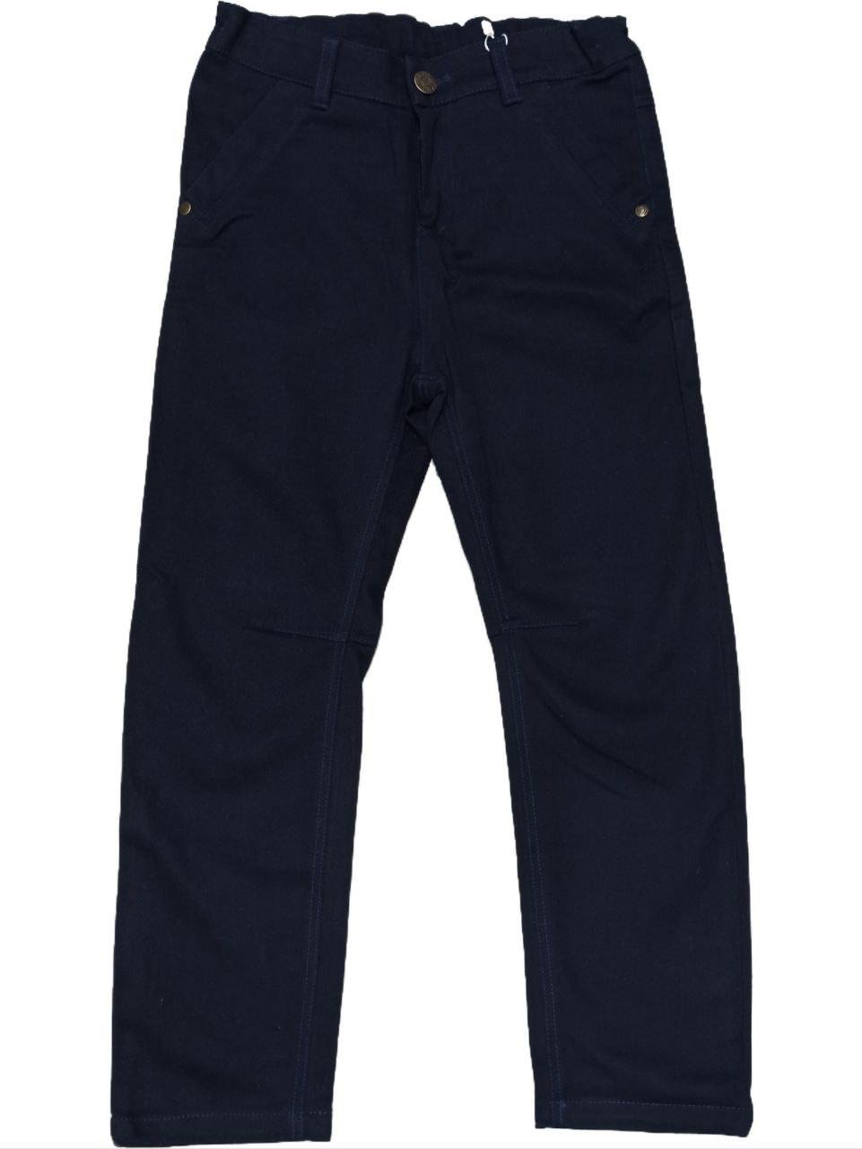 Штани котонові на хлопчиків Bembi ШР 471 128 см Синій