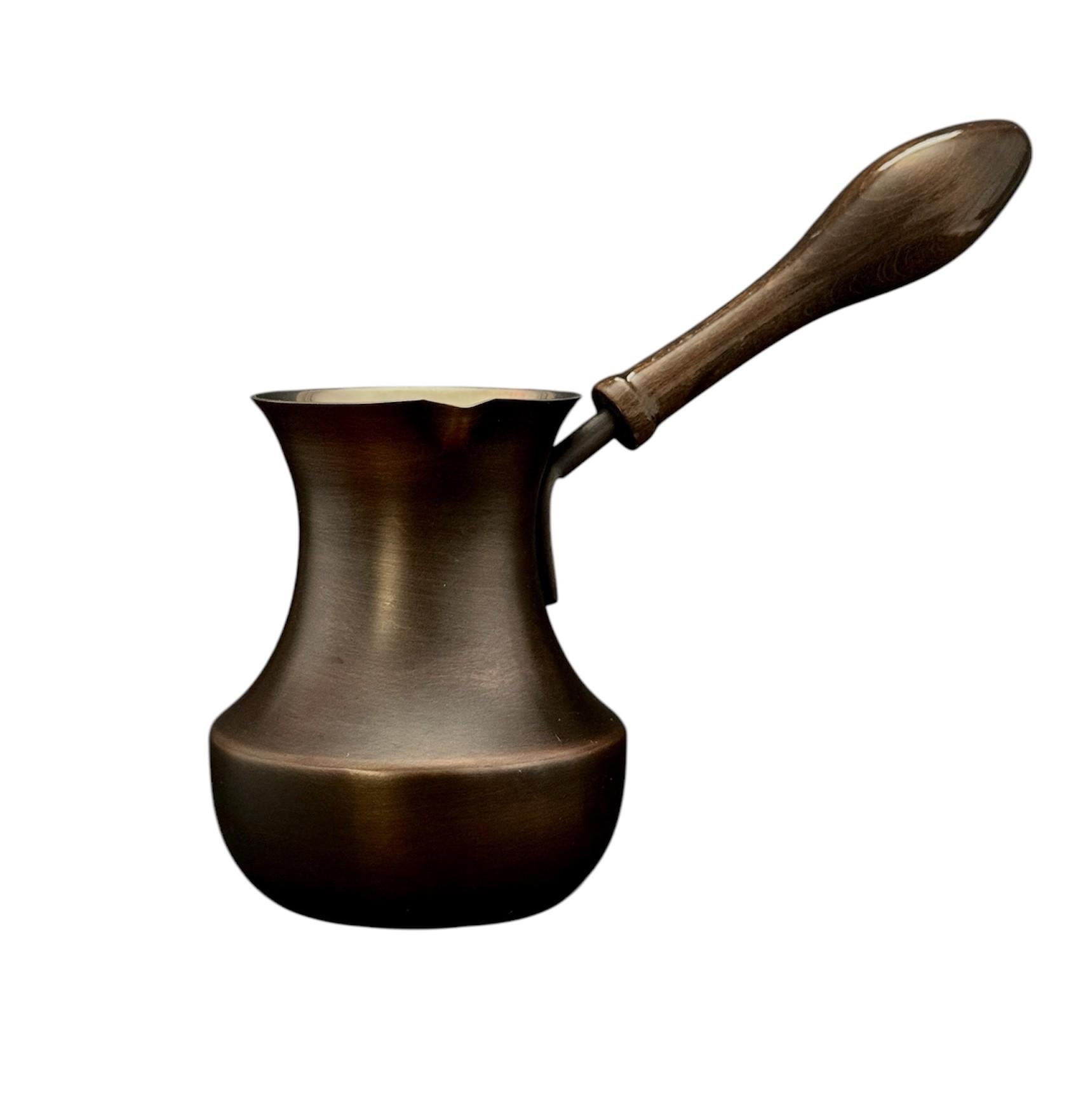 Джезва мідна для кави TF30 патина ZH 500 мл