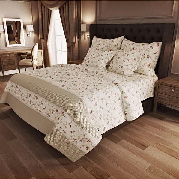 Комплект постельного белья Vital Textile Голд Люкс бязь полуторный 150х220 см (BL1.5-623)