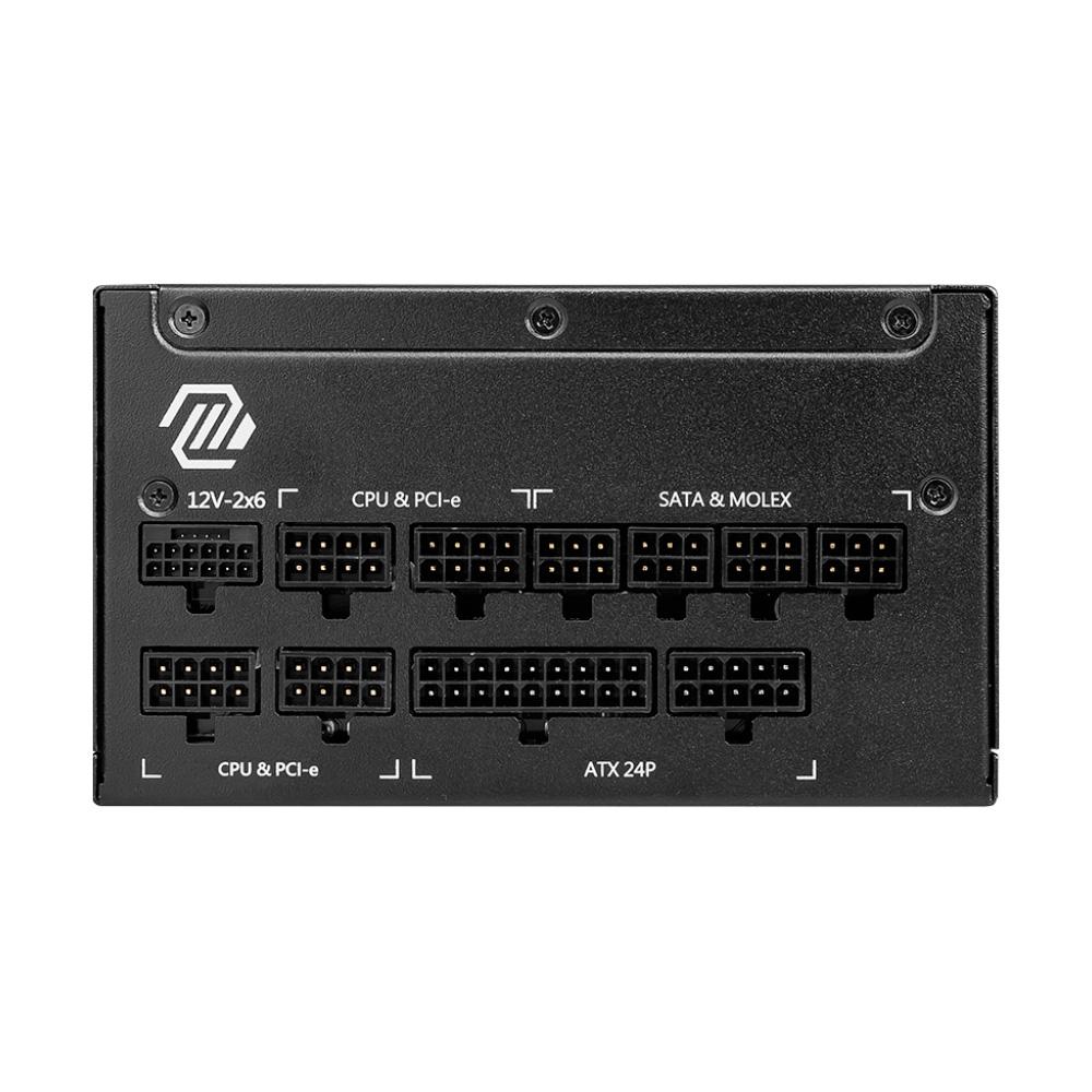 Блок живлення модульний для ПК MSI MAG A1250GL PCIE5 ATX 3.1 1250W 80+ Gold Black (29079725) - фото 4