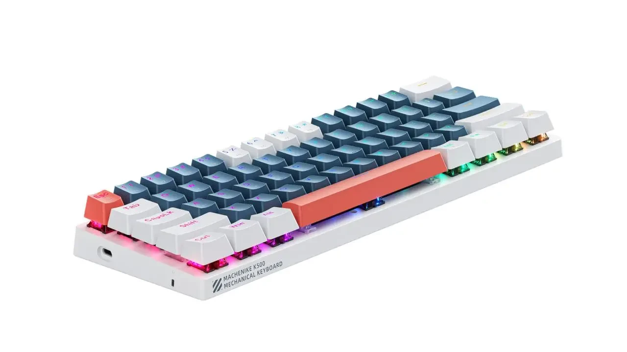 Клавіатура Механічна Machenike K500-B61 Міні Формату 60% Ігрова RGB Підсвічування Hot-Swap - фото 3