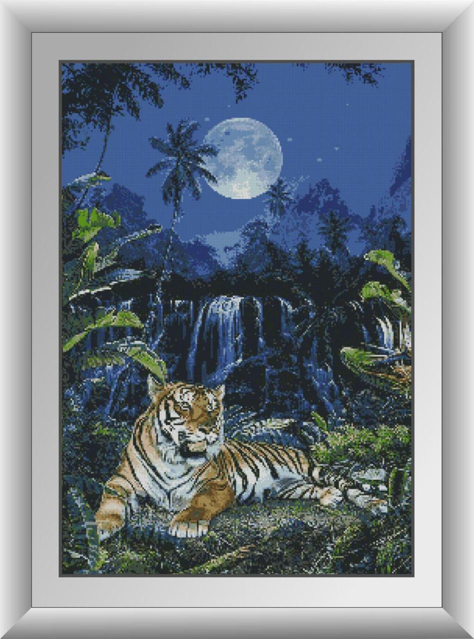 Алмазная мозаика Dream Art Лунный тигр 56x82 см (DA.30319)