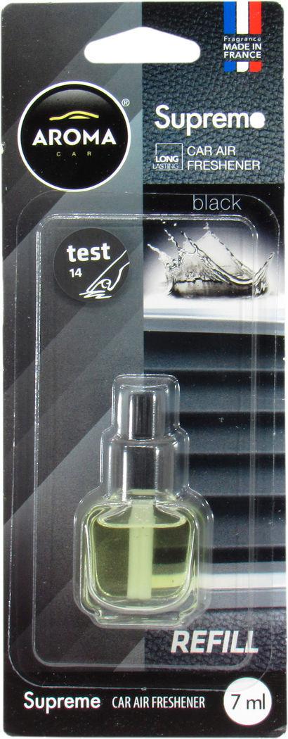 Ароматизатор для авто Aroma Car Supreme Refill Black на дефлектор жидкий 7 мл (0393290) Ароматизатор для авто Aroma Car Supreme Refill Black на дефлектор жидкий 7 мл (0393290)