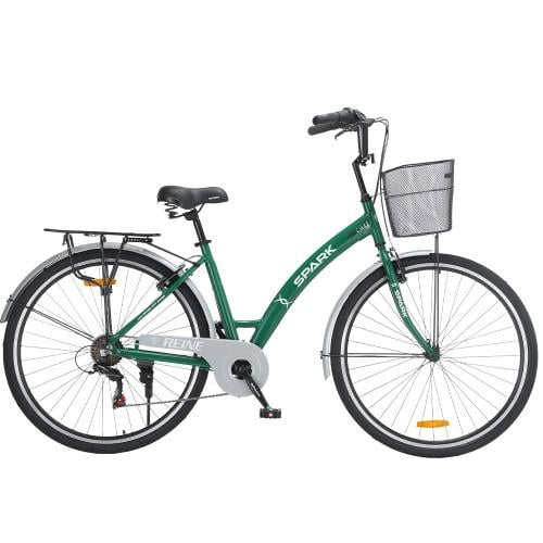 Велосипед Spark CITY REINE колеса 28" алюмінієва рама 18" Зелений (000246932)