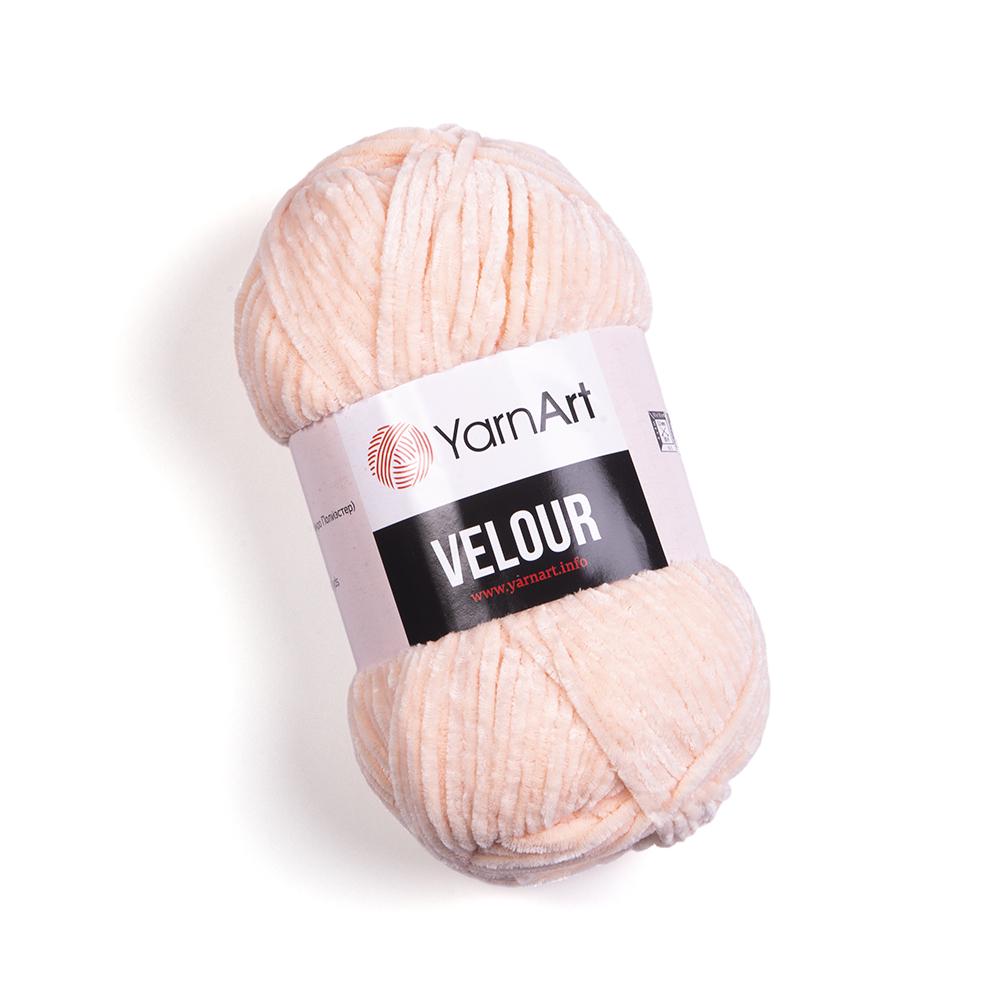 Пряжа велюровая YarnArt Velour 869 пудровый (2429)