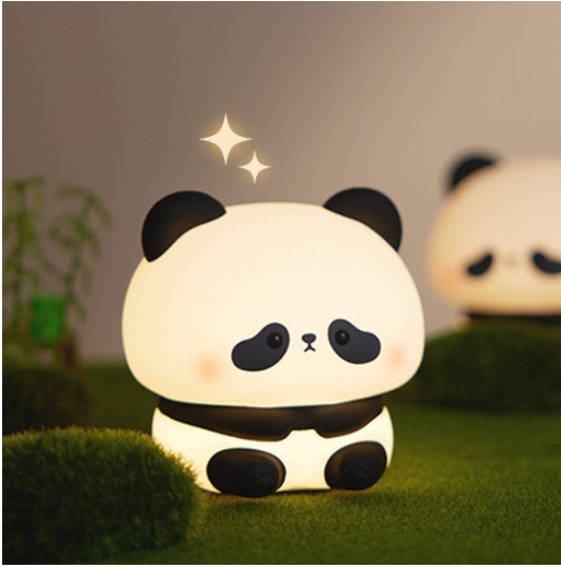 Нічник cвітлодіодний Valeso силіконовий бездротовий Панда товстунчик USB (K1159) - фото 3 Нічник cвітлодіодний Valeso силіконовий бездротовий Панда товстунчик USB (K1159) - фото 3