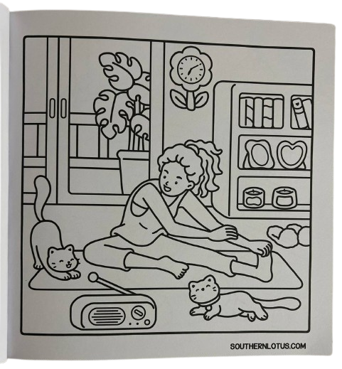Розмальовка антистрес Cute coloring book Cozy Times 40 сторінок (1607) - фото 3 Розмальовка антистрес Cute coloring book Cozy Times 40 сторінок (1607) - фото 3