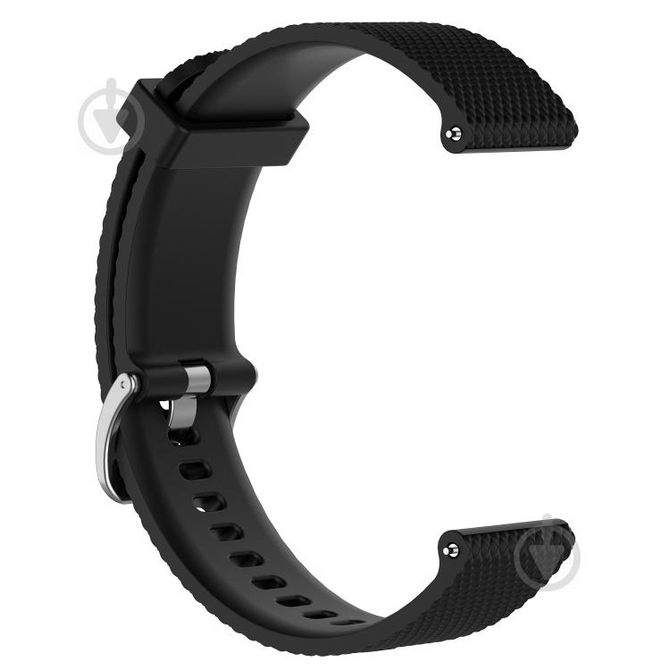 Ремешок силиконовый 20мм для Samsung Galaxy Watch 42 | 3 41 mm | Active | Active 2 BeWatch GT Черный (1011401) Ремешок силиконовый 20мм для Samsung Galaxy Watch 42 | 3 41 mm | Active | Active 2 BeWatch GT Черный (1011401)