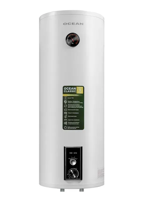 Бойлер Ocean Classic эмалированный сухой бак ТЭН 80 л Бойлер Ocean Classic эмалированный сухой бак ТЭН 80 л