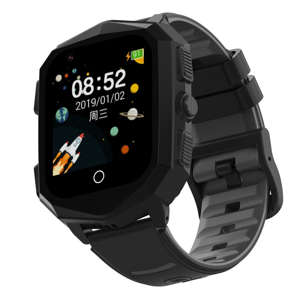 Смарт-часы детские F60 GPS 4G SIM SOS видеозвонками Черный (35700233) Смарт-часы детские F60 GPS 4G SIM SOS видеозвонками Черный (35700233)