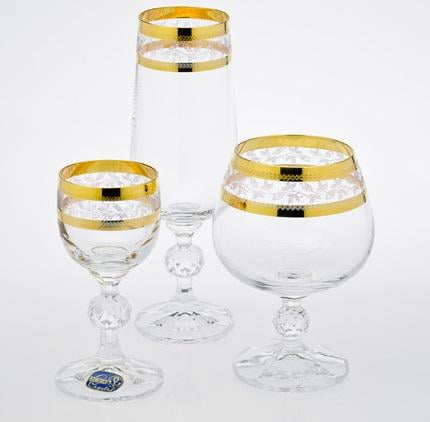 Набор бокалов Bohemia Claudia 40149/43081/50/180/25 18 пр