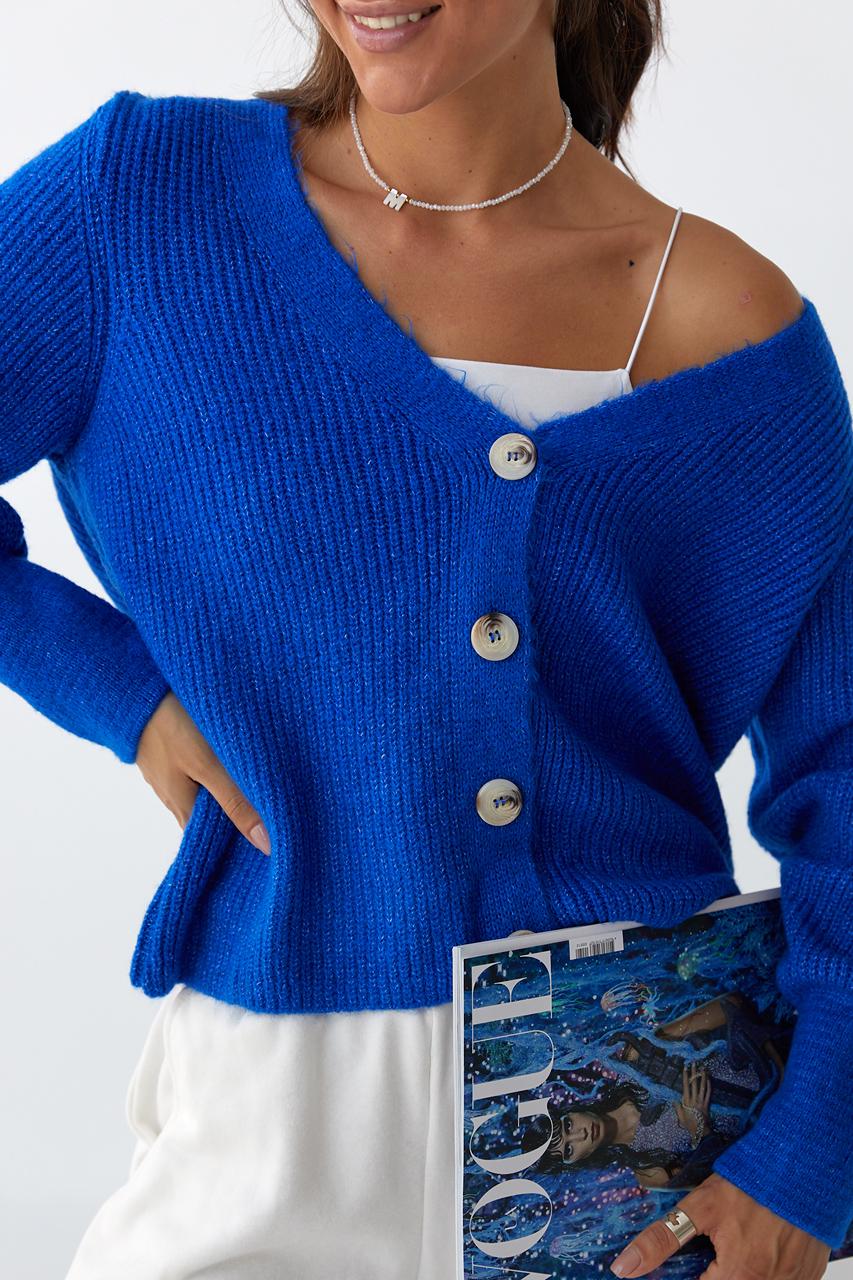 Кардиган в'язаний PORTAKAL S Синій (9528119) - фото 4 Кардиган в'язаний PORTAKAL S Синій (9528119) - фото 4