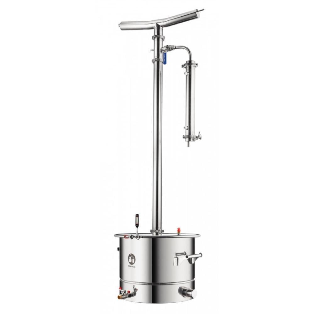 Дистиллятор Смакуй Прима Тора кламп на открытом кубе 40 л