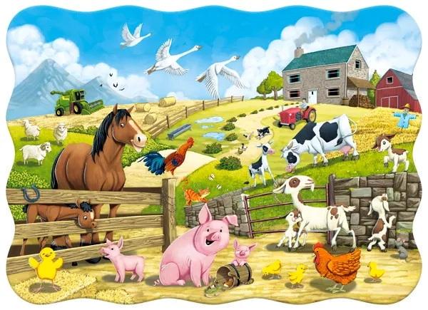 Пазл Castorland Тварини на фермі 30 ел. 32x23 см (B-03815)