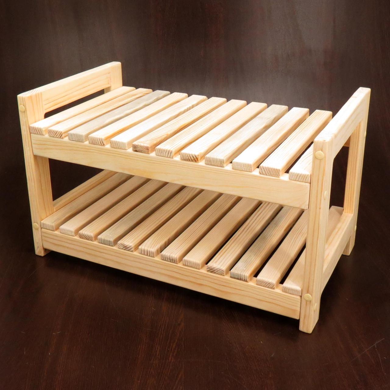 Полка для обуви из дерева Гордола Бланже (ПДО-004801)