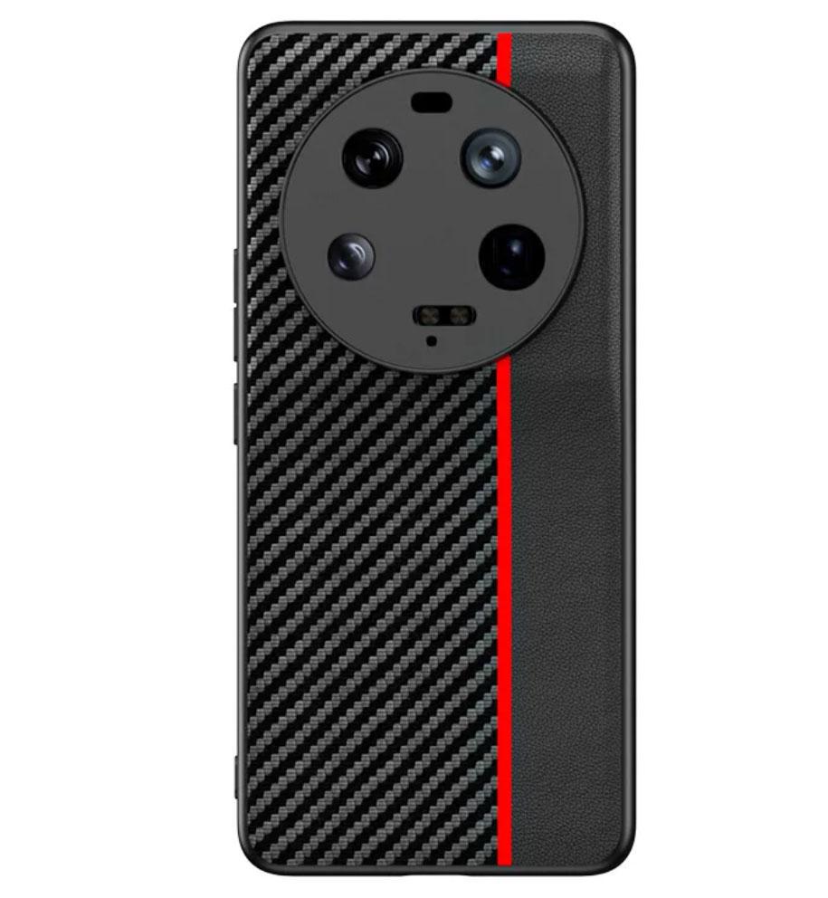Чехол накладка Primolux CFC для Xiaomi 13 Ultra - Black&Red - фото 2 Чехол накладка Primolux CFC для Xiaomi 13 Ultra - Black&Red - фото 2