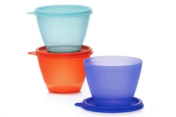 Набор пищевых контейнеров Tupperware чаша Классика по 400 мл 3 шт. (35358006) Набор пищевых контейнеров Tupperware чаша Классика по 400 мл 3 шт. (35358006)