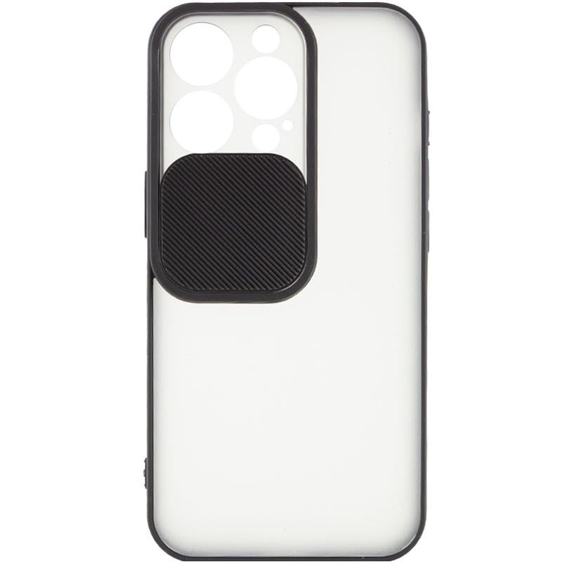 Протиударний чохол Camshield mate TPU зі шторкою для камери для Apple iPhone 13 Pro (6.1") Чорний - фото 3