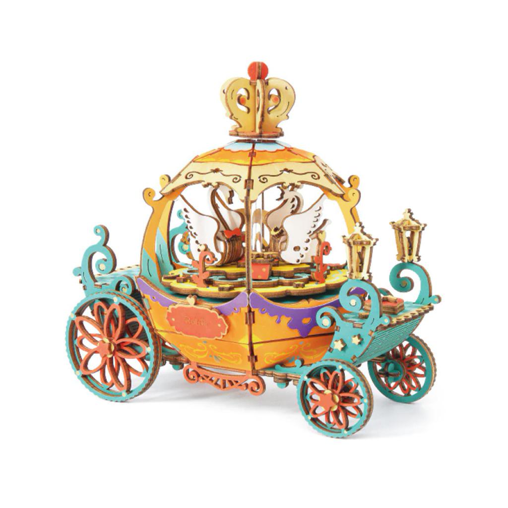 Конструктор деревянный 3D Robotime AM41 Карета Карусель (1378414)