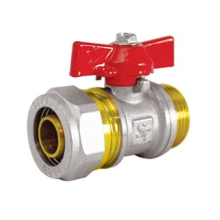 Кран для МП трубы SANTAN Professional 20х3/4" С ЧМ (61650)