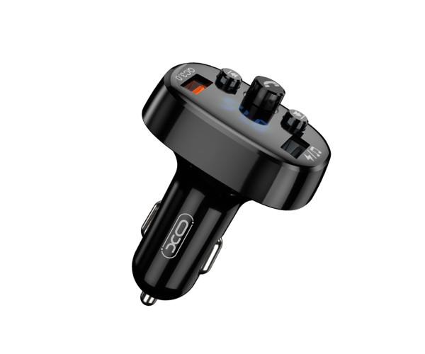 Модулятор FM зарядний Xo BCC03 автомобільний Black - фото 3 Модулятор FM зарядний Xo BCC03 автомобільний Black - фото 3