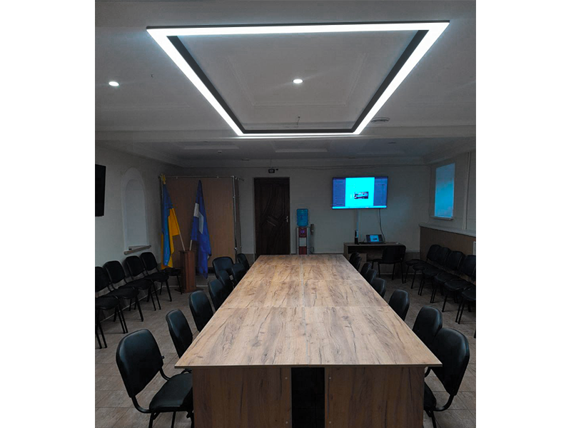 Подвесной светильник светодиодный LEDUA Тетрагон прямоугольник 220V 100W 8000 Lm 4000К 2000х1000 мм Черный (25344265) - фото 4 Подвесной светильник светодиодный LEDUA Тетрагон прямоугольник 220V 100W 8000 Lm 4000К 2000х1000 мм Черный (25344265) - фото 4