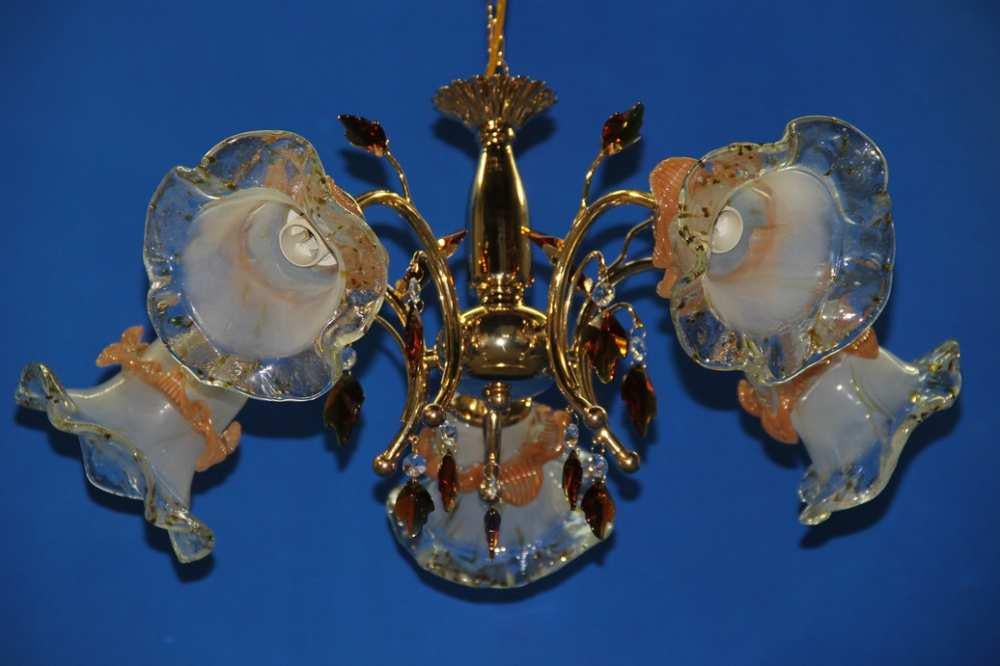 Люстра з плафонами Ray L409/5 FGD Коричневий (IR005942)