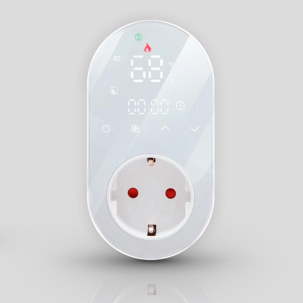 Розетка Wi-Fi з датчиком температури Moes Білий (WH00528)
