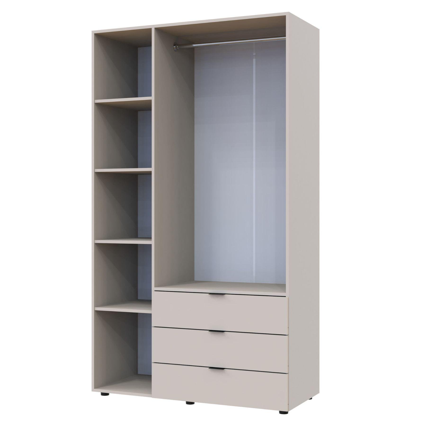Шкаф распашной для одежды Doros Гелар 116,2х49,5х203,4 см Кашемир (26429999) - фото 2