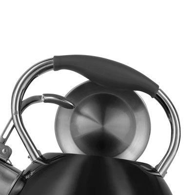 Чайник ретро Vintage Cuisine зі свистком Чорний - фото 5 Чайник ретро Vintage Cuisine зі свистком Чорний - фото 5