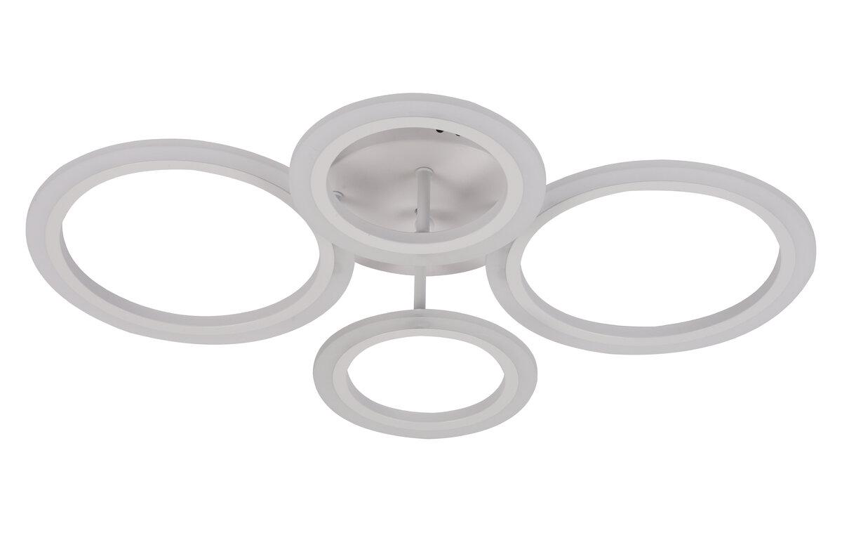 Люстра потолочная светодиодная акриловая Lighthouse SRS-19870-4 WT 46W Белый