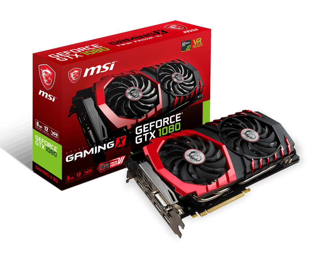 Відеокарта MSI GeForce GTX 1080 GAMING X 8G (1041)